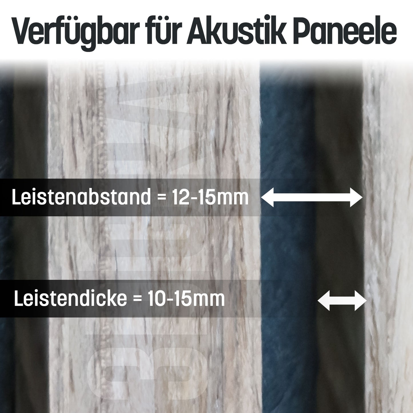 Versteckte Kabelführung für Akustik Paneele