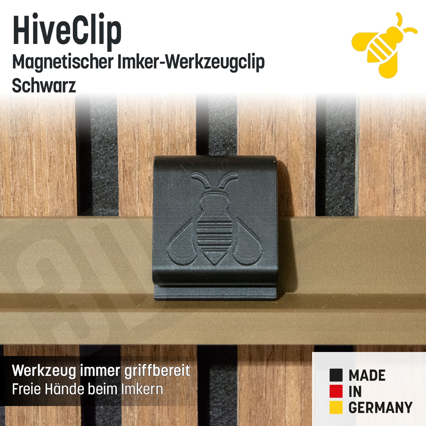 HiveClip - der magnetische Werkzeughalter für Imker