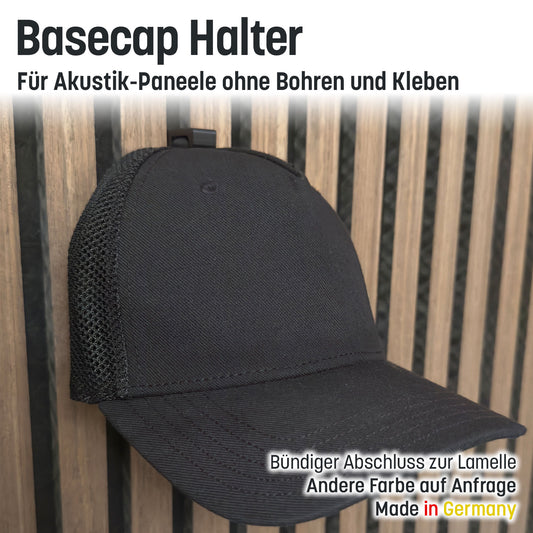 Basecap Halter Haken für Akustik-Paneele