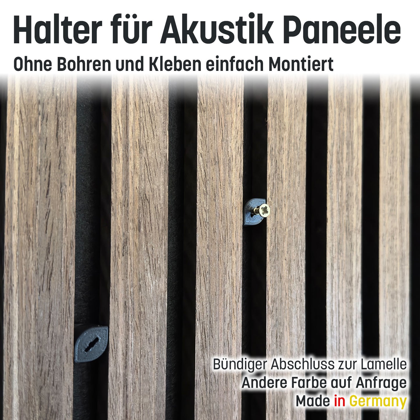 Bilderhaken, Halter, Haken für Akustik-Paneele
