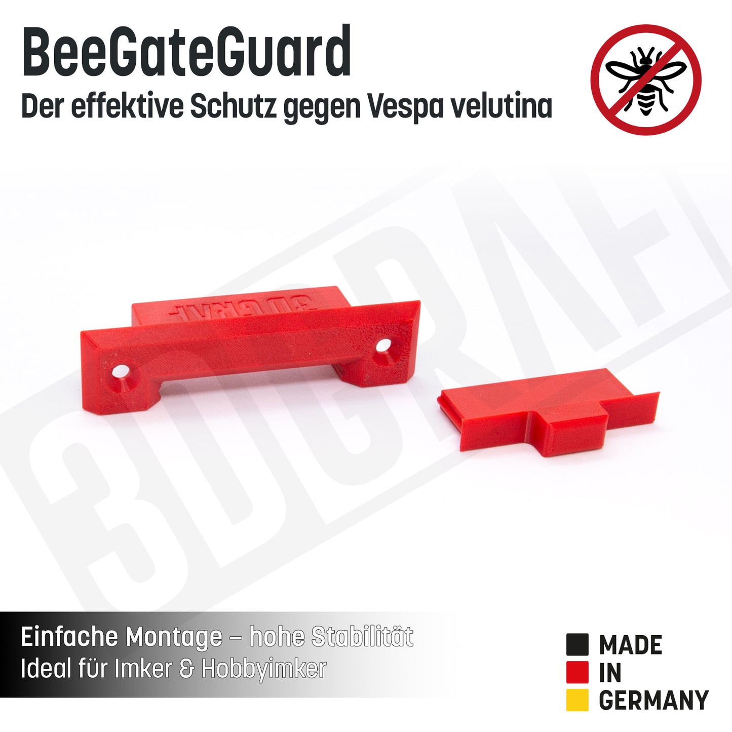 BeeGateGuard - Schutz vor Eindringlingen im Honigbienenstock wie Hornissen und Mäusen