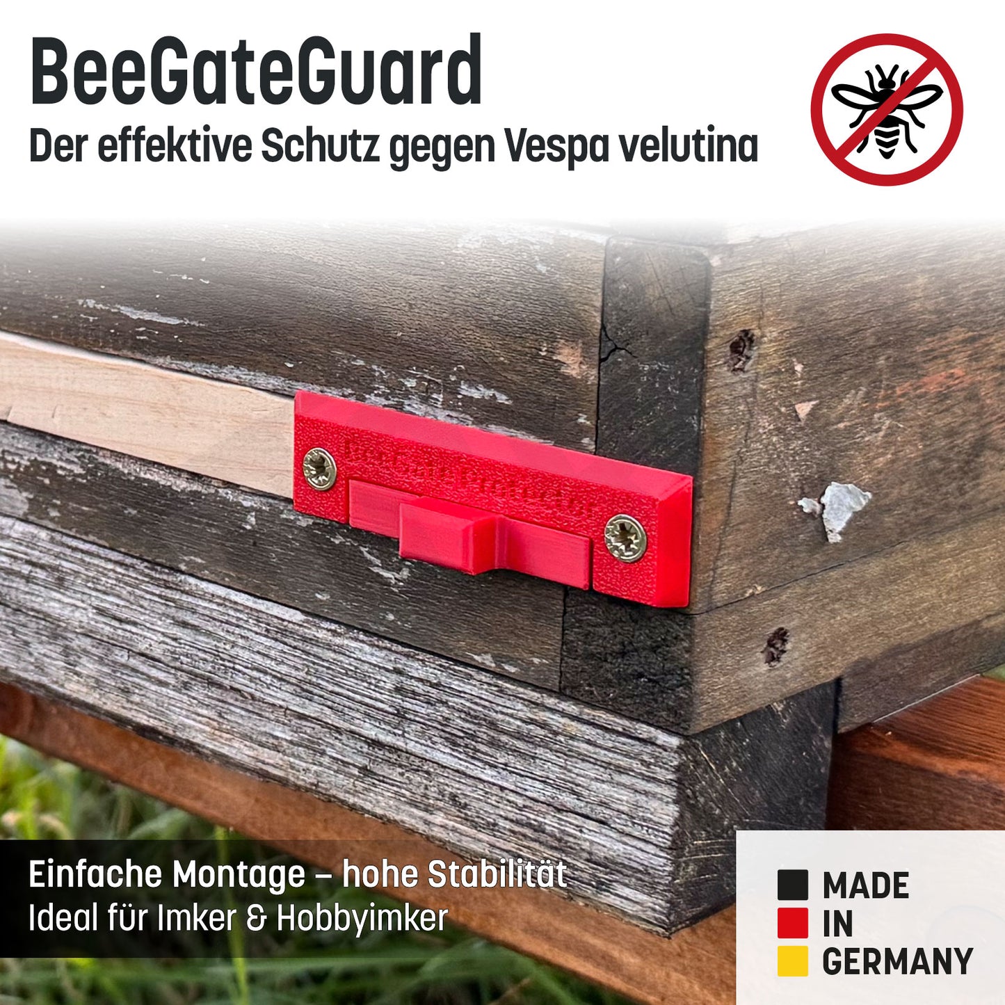 BeeGateGuard - Schutz vor Eindringlingen im Honigbienenstock wie Hornissen und Mäusen