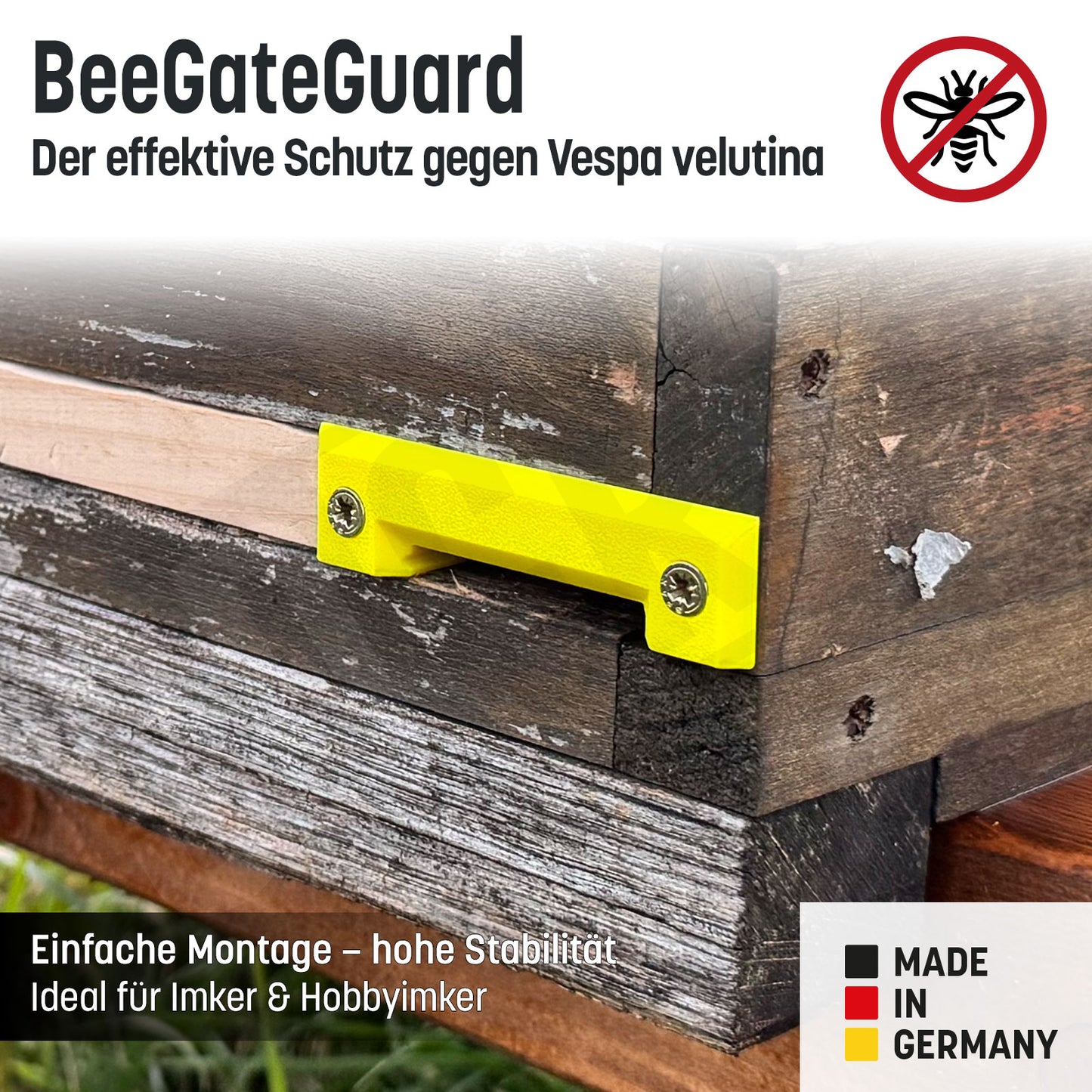 BeeGateGuard - Schutz vor Eindringlingen im Honigbienenstock wie Hornissen und Mäusen
