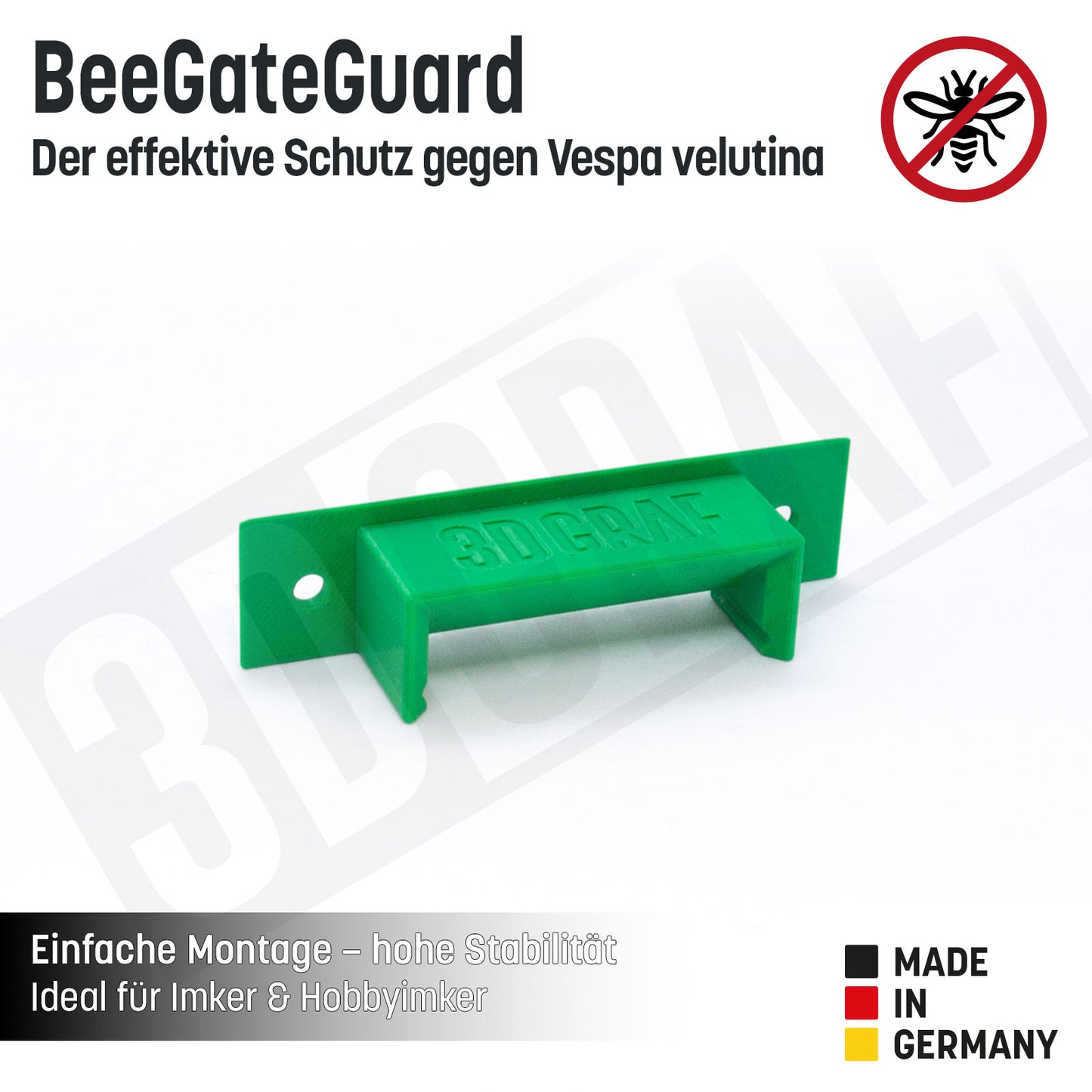 BeeGateGuard - Schutz vor Eindringlingen im Honigbienenstock wie Hornissen und Mäusen