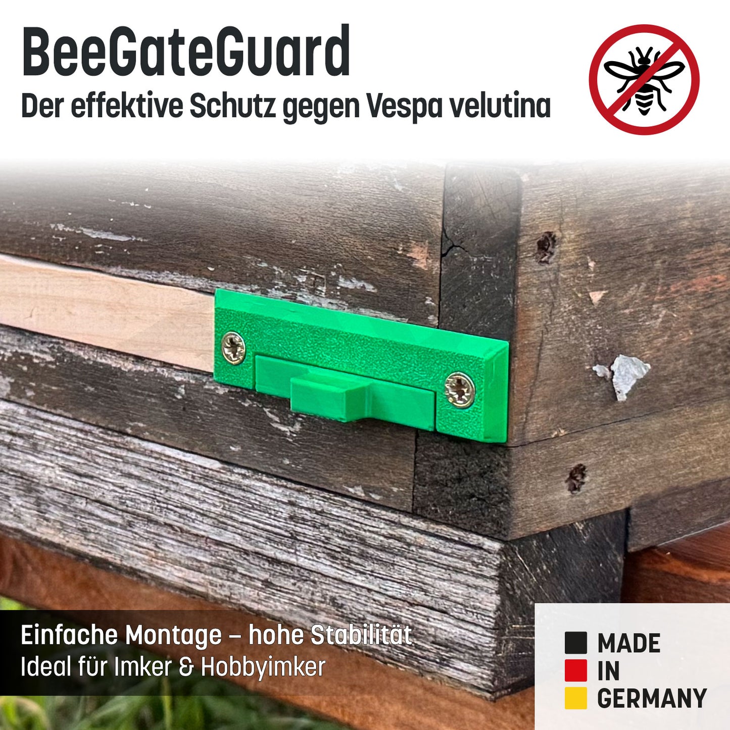 BeeGateGuard - Schutz vor Eindringlingen im Honigbienenstock wie Hornissen und Mäusen