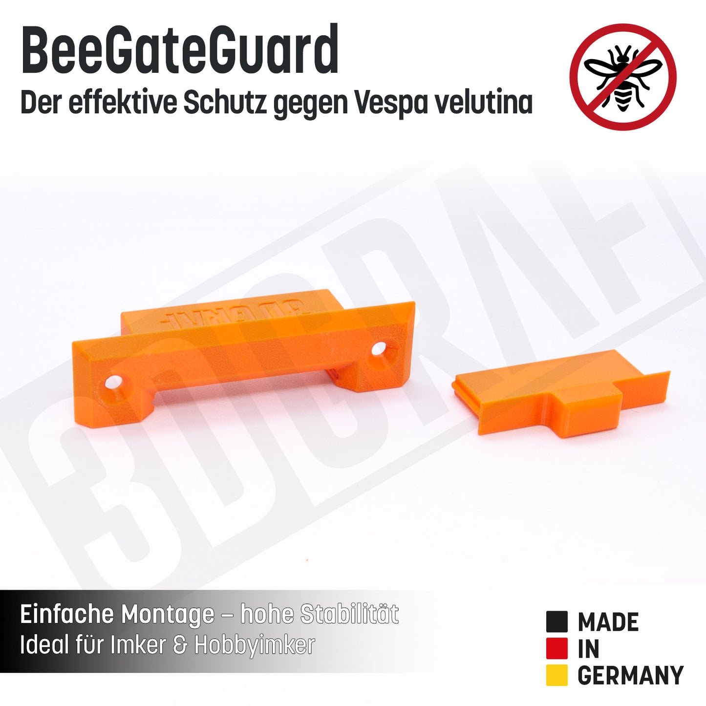 BeeGateGuard - Schutz vor Eindringlingen im Honigbienenstock wie Hornissen und Mäusen