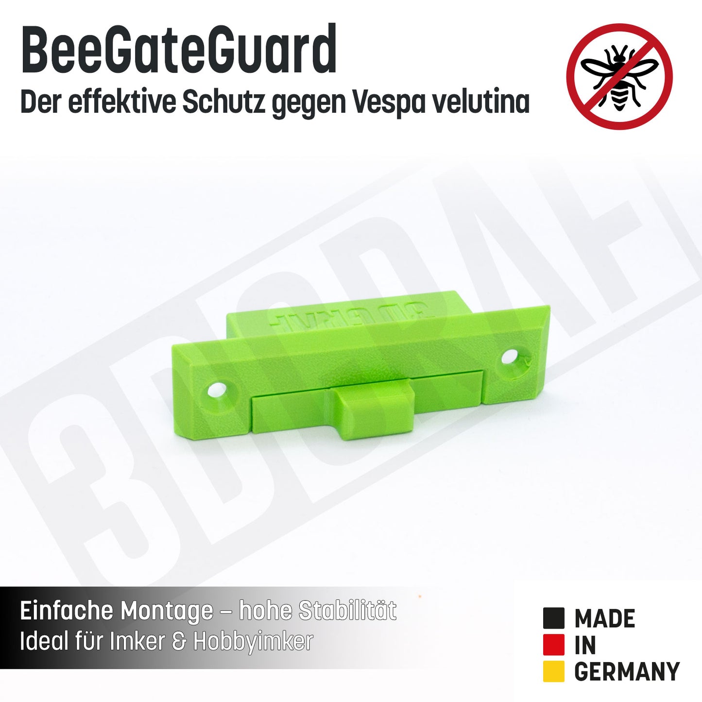 BeeGateGuard - Schutz vor Eindringlingen im Honigbienenstock wie Hornissen und Mäusen