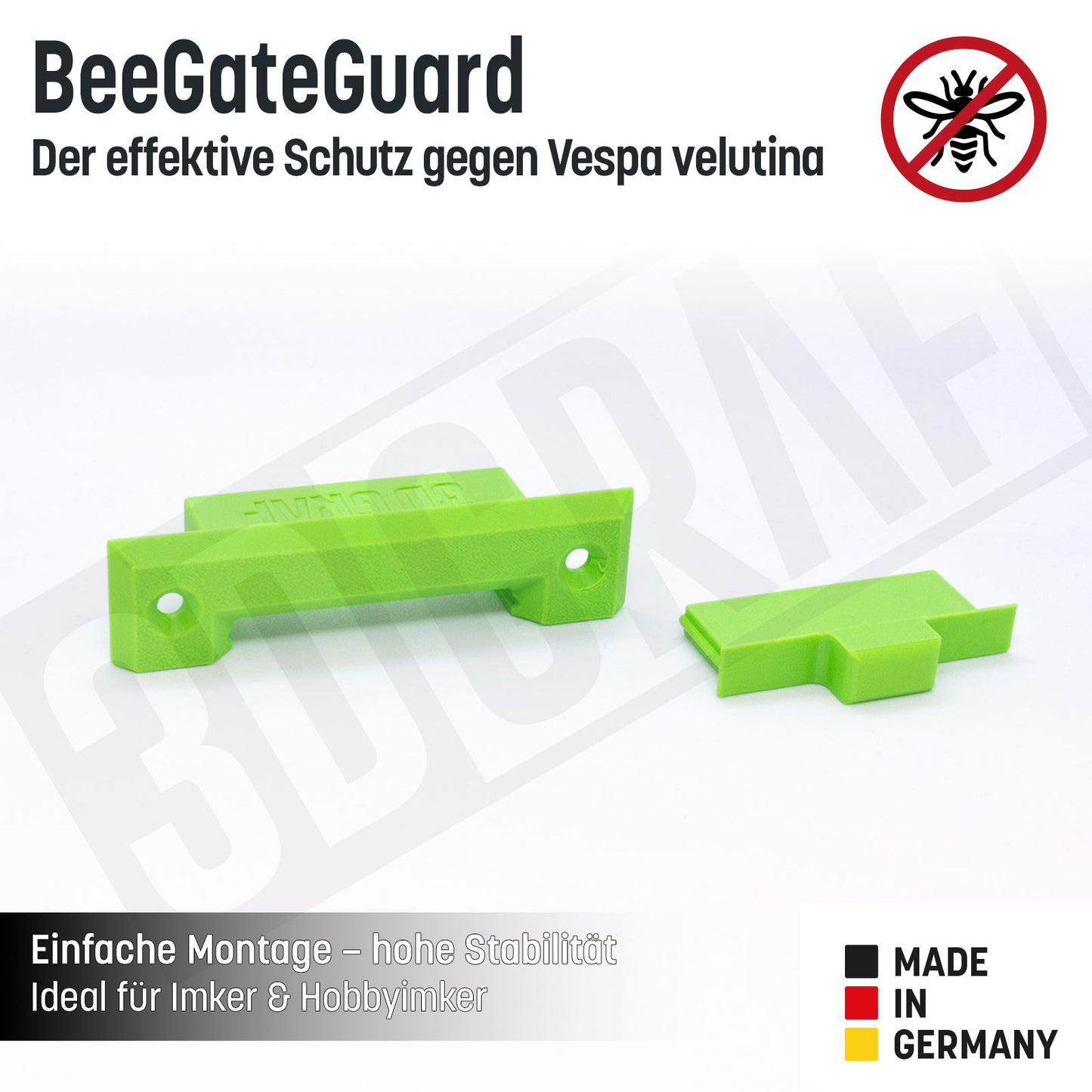 BeeGateGuard - Schutz vor Eindringlingen im Honigbienenstock wie Hornissen und Mäusen