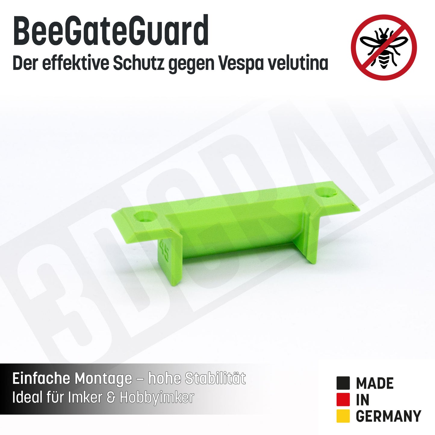 BeeGateGuard - Schutz vor Eindringlingen im Honigbienenstock wie Hornissen und Mäusen