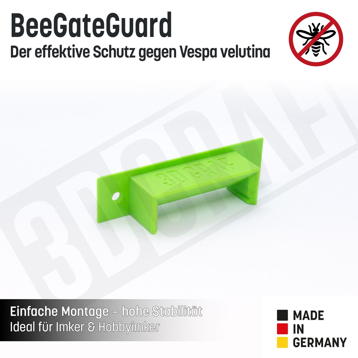 BeeGateGuard - Schutz vor Eindringlingen im Honigbienenstock wie Hornissen und Mäusen