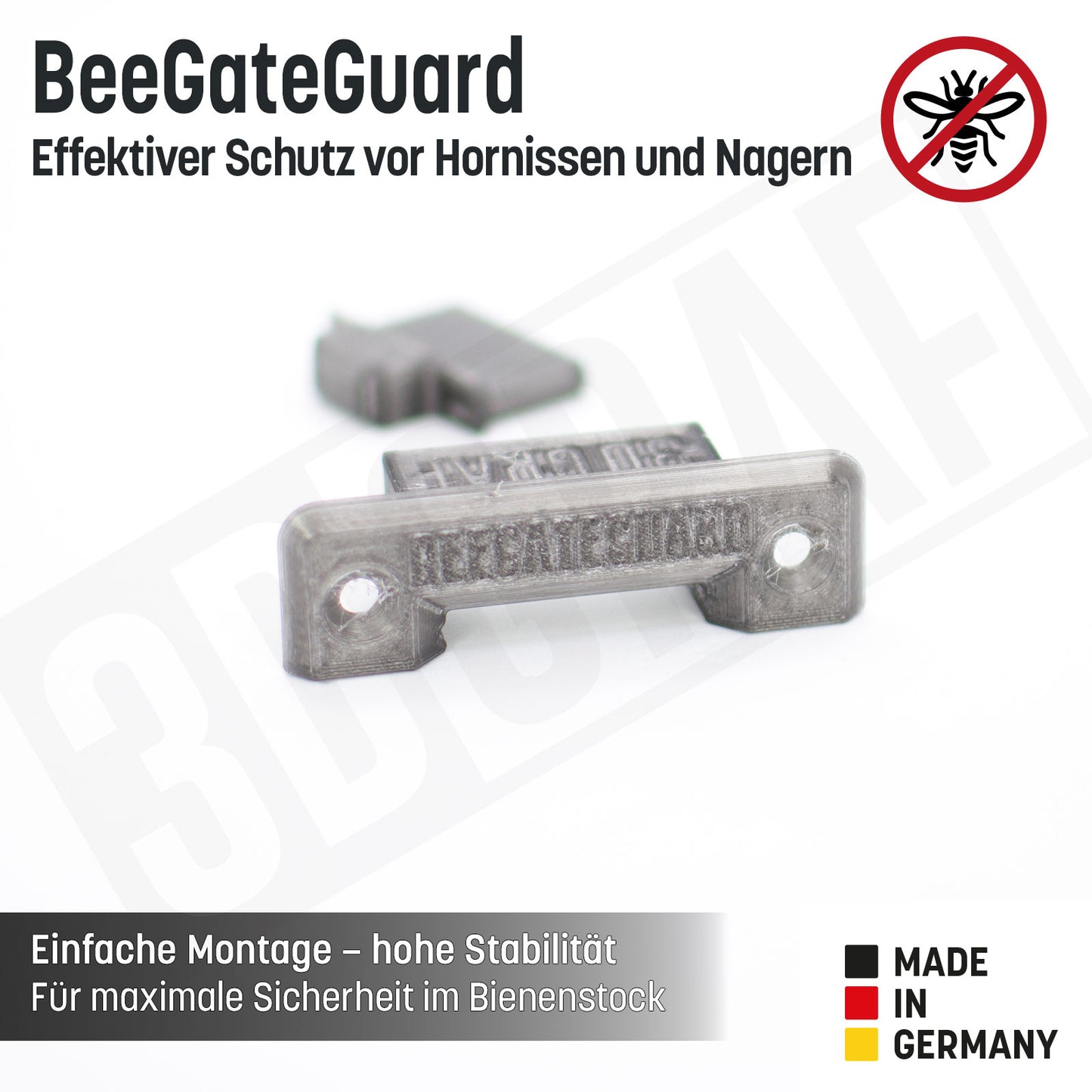 BeeGateGuard - Schutz vor Eindringlingen im Honigbienenstock wie Hornissen und Mäusen