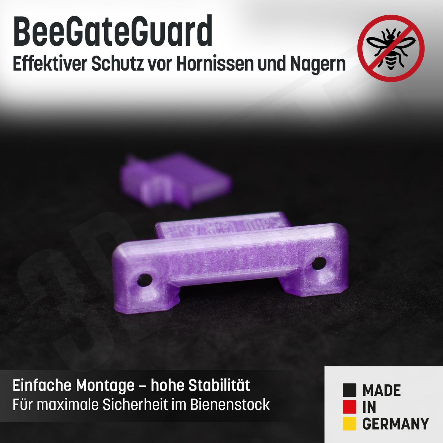 BeeGateGuard - Schutz vor Eindringlingen im Honigbienenstock wie Hornissen und Mäusen