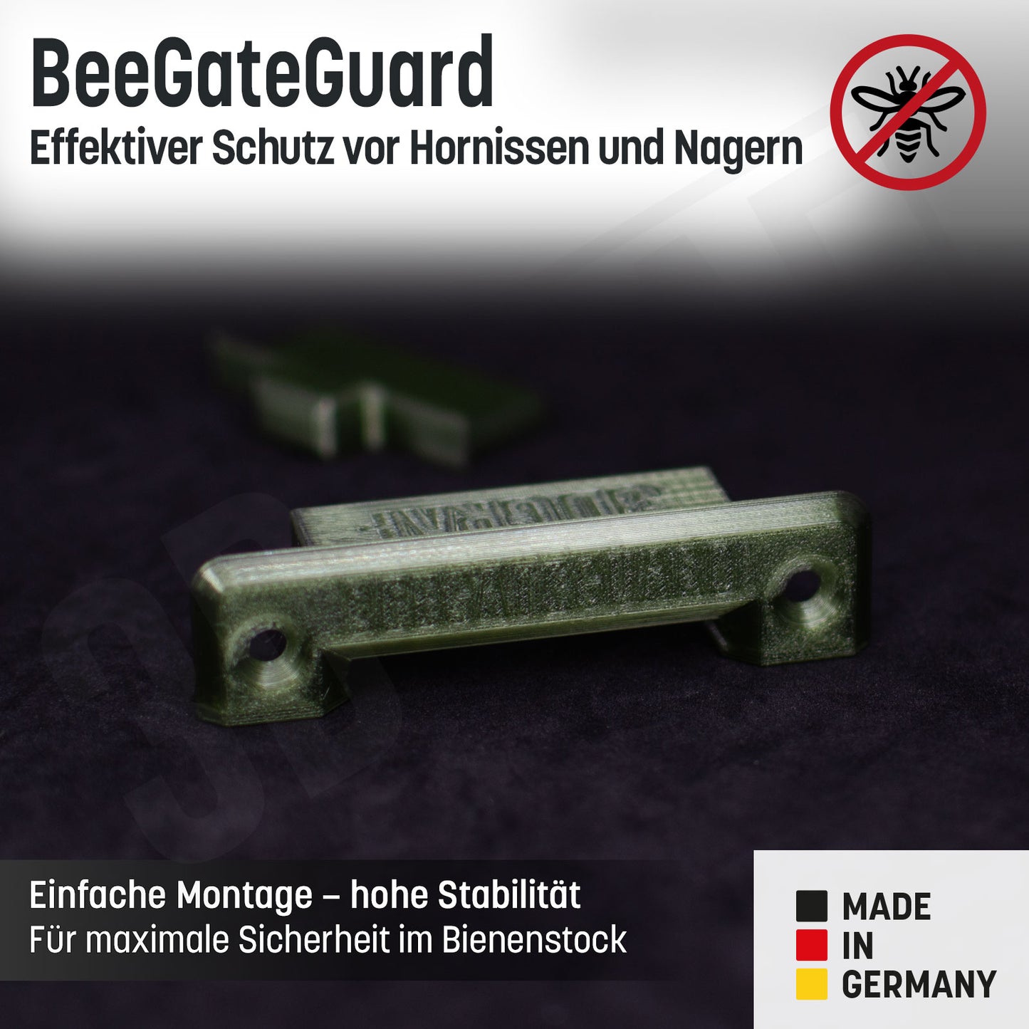 BeeGateGuard - Schutz vor Eindringlingen im Honigbienenstock wie Hornissen und Mäusen