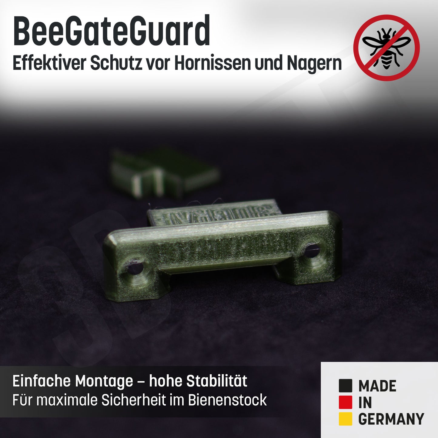 BeeGateGuard - Schutz vor Eindringlingen im Honigbienenstock wie Hornissen und Mäusen
