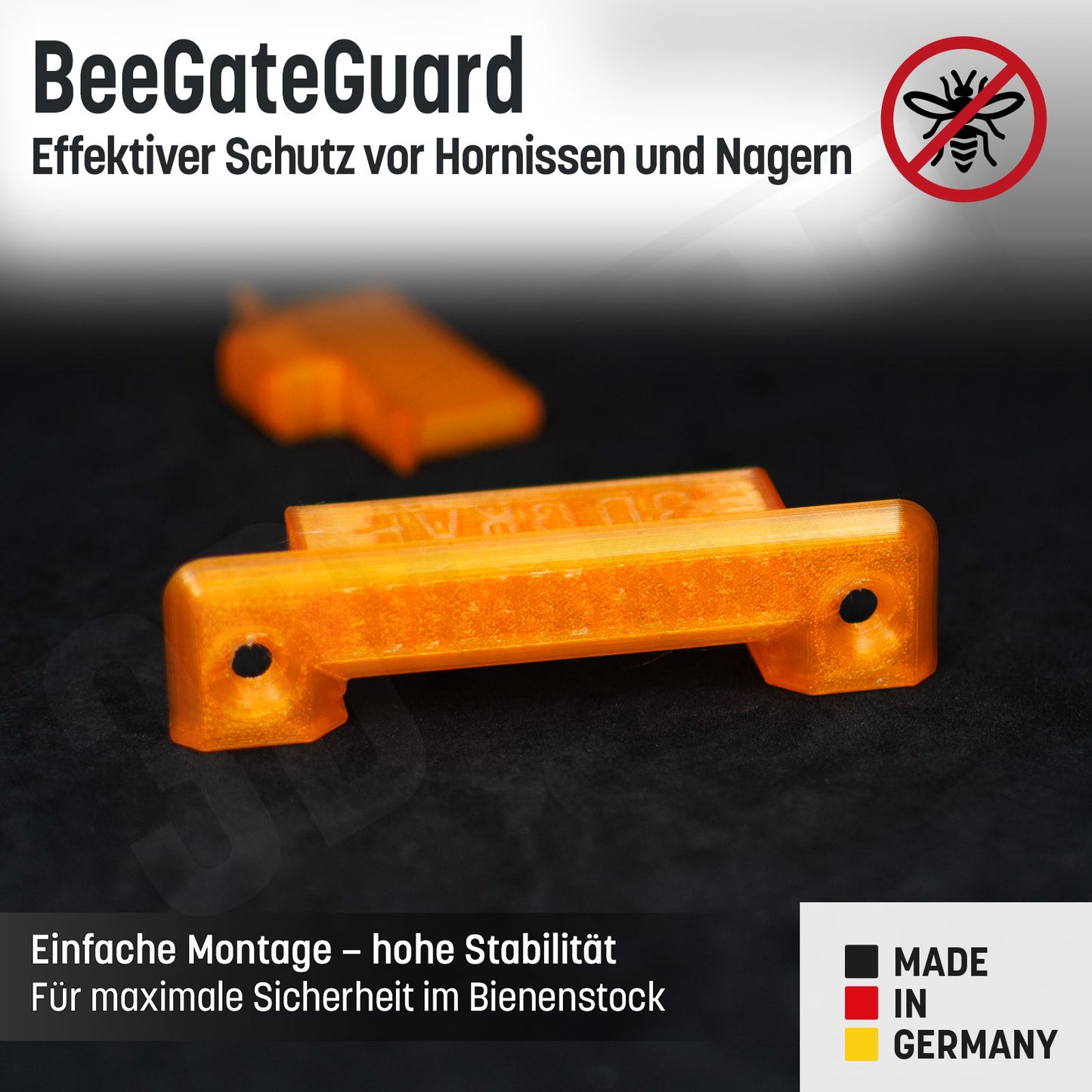 BeeGateGuard - Schutz vor Eindringlingen im Honigbienenstock wie Hornissen und Mäusen