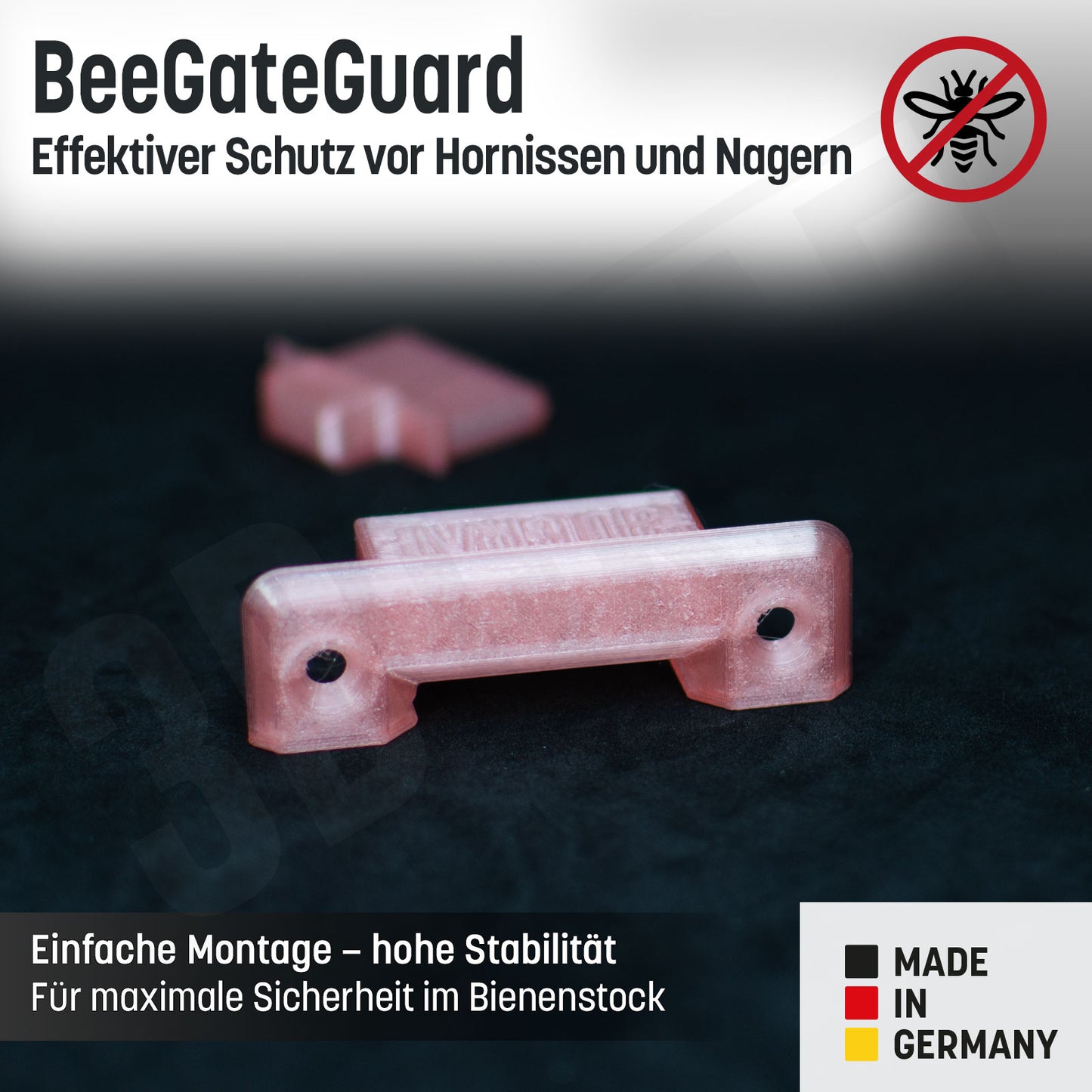 BeeGateGuard - Schutz vor Eindringlingen im Honigbienenstock wie Hornissen und Mäusen