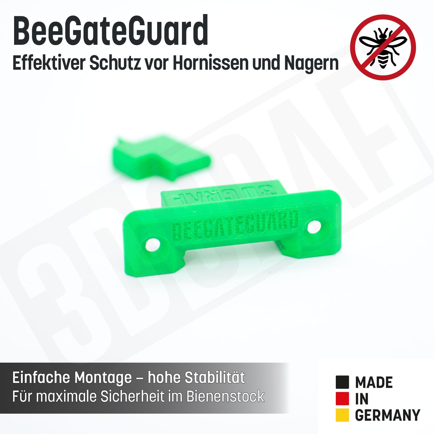 BeeGateGuard - Schutz vor Eindringlingen im Honigbienenstock wie Hornissen und Mäusen