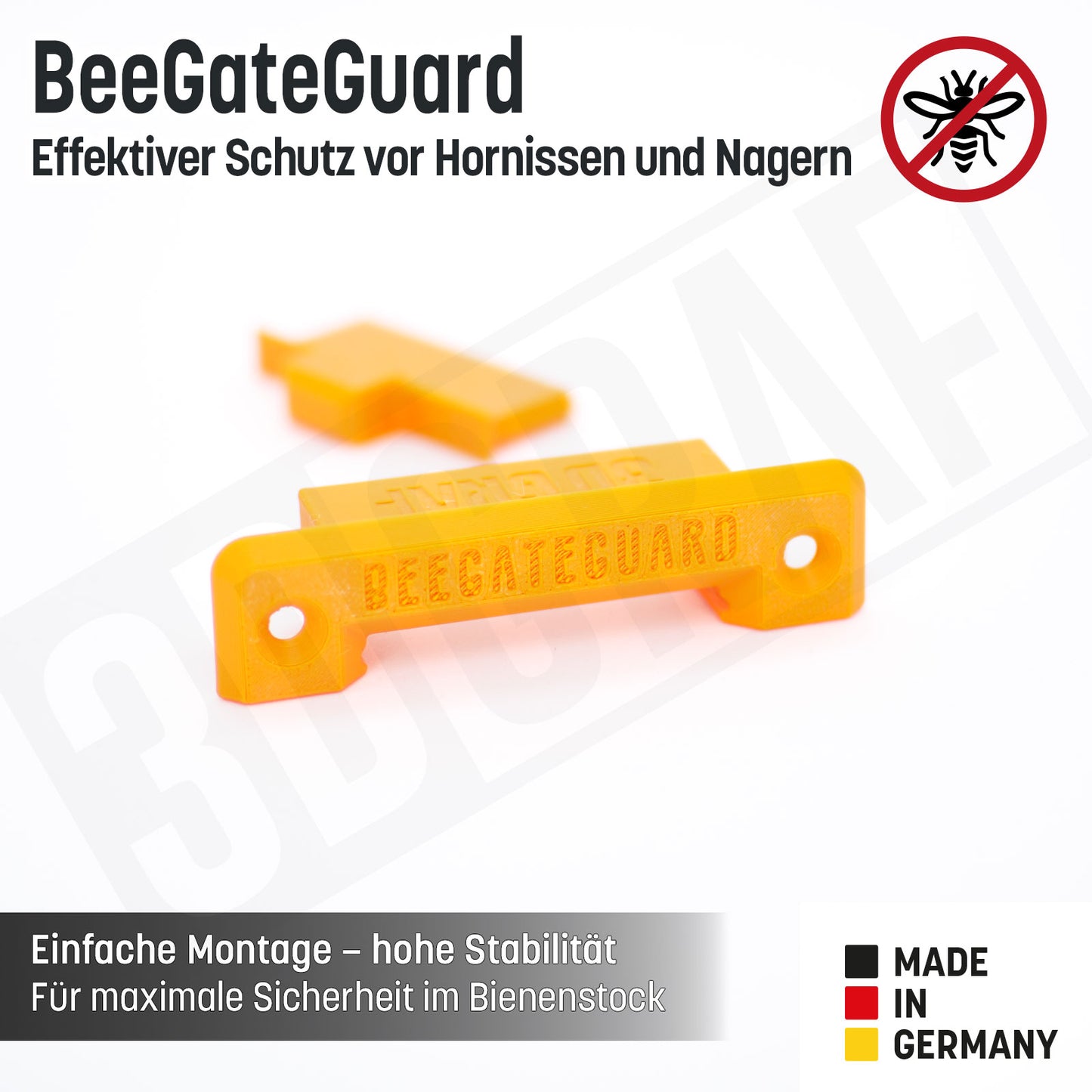 BeeGateGuard - Schutz vor Eindringlingen im Honigbienenstock wie Hornissen und Mäusen