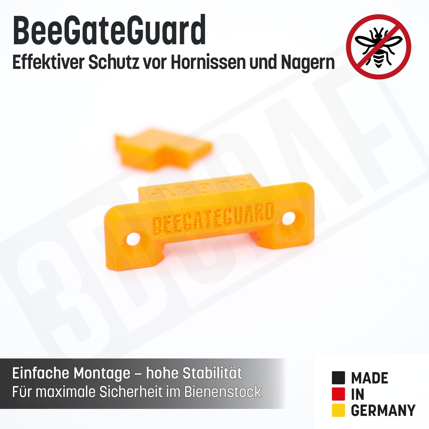BeeGateGuard - Schutz vor Eindringlingen im Honigbienenstock wie Hornissen und Mäusen