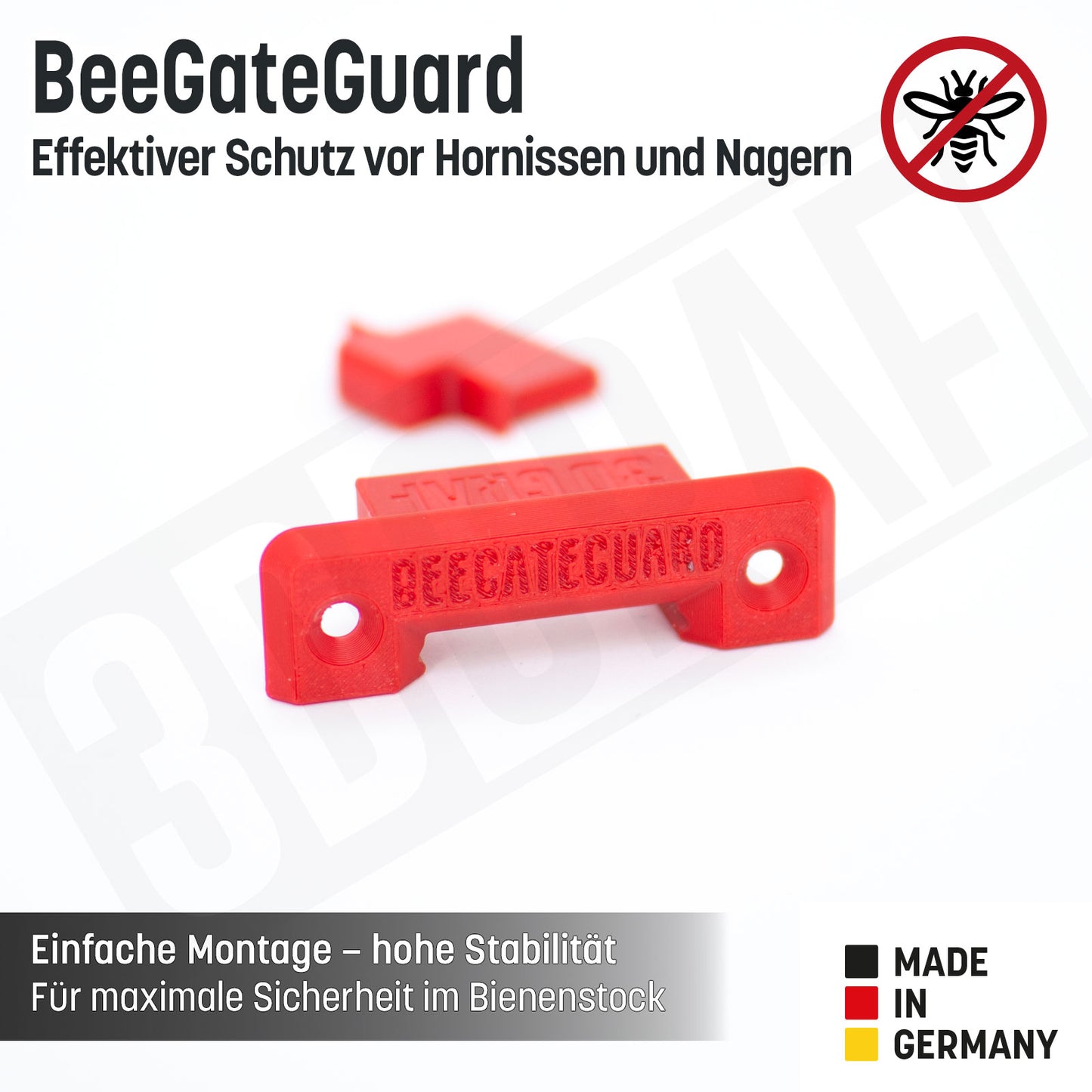 BeeGateGuard - Schutz vor Eindringlingen im Honigbienenstock wie Hornissen und Mäusen
