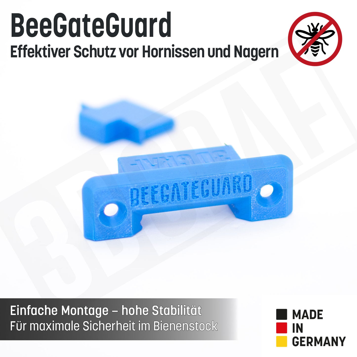 BeeGateGuard - Schutz vor Eindringlingen im Honigbienenstock wie Hornissen und Mäusen