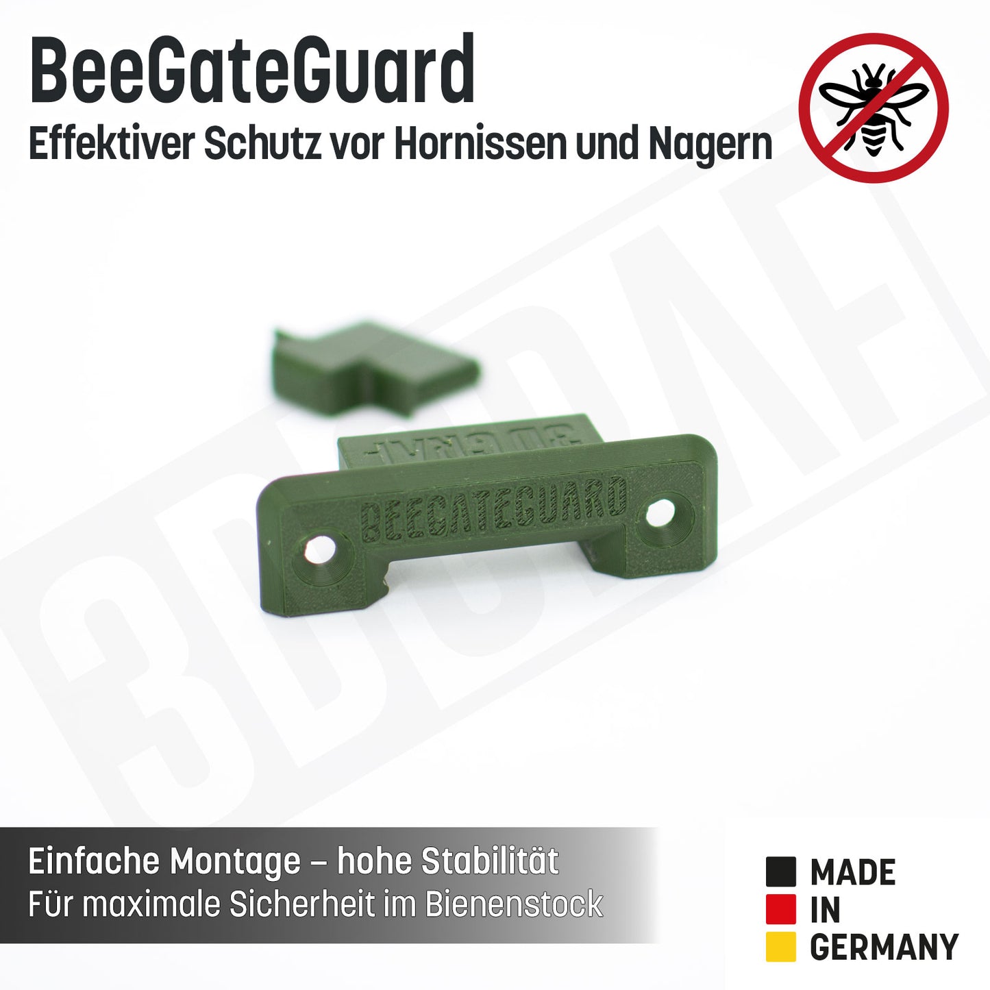 BeeGateGuard - Schutz vor Eindringlingen im Honigbienenstock wie Hornissen und Mäusen