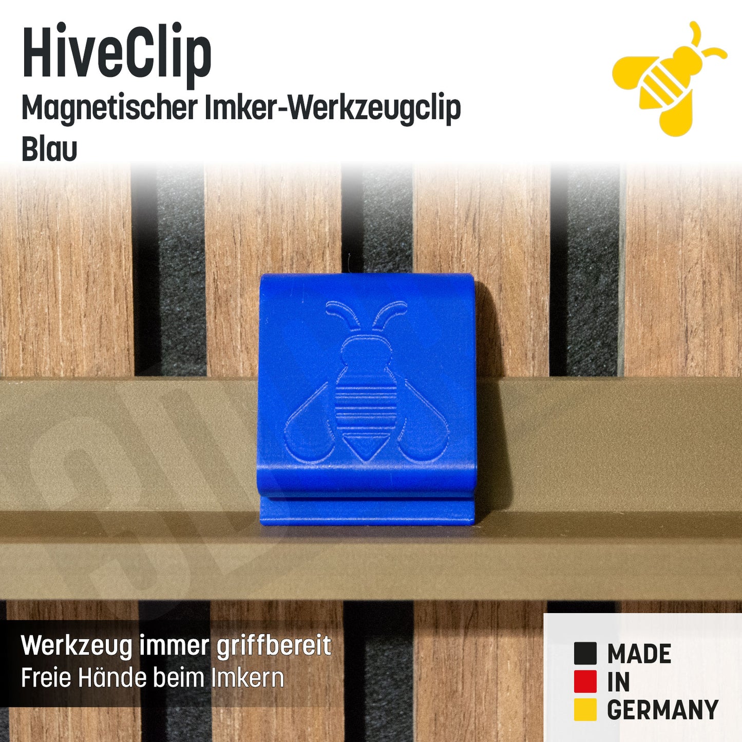 HiveClip - der magnetische Werkzeughalter für Imker