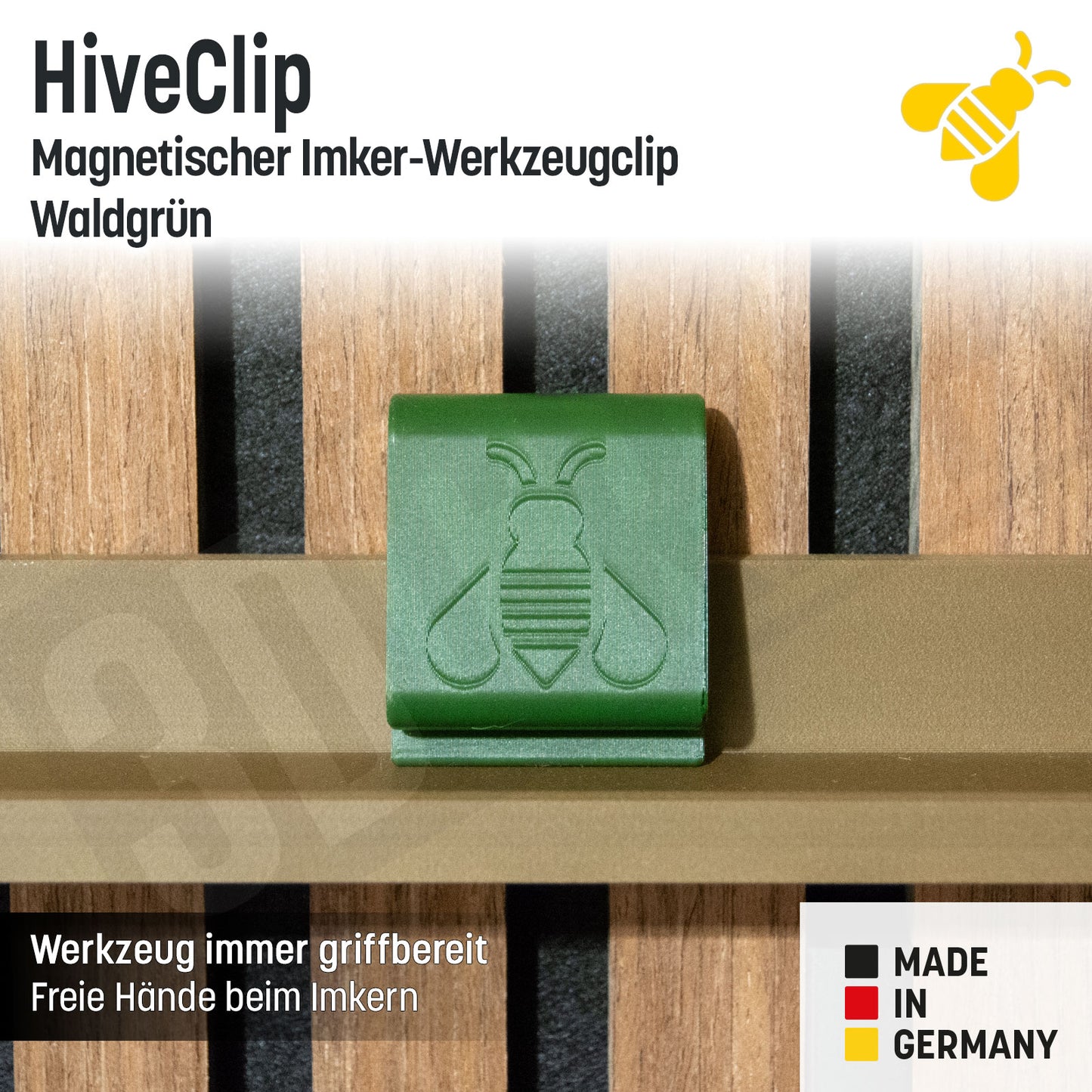 HiveClip - der magnetische Werkzeughalter für Imker