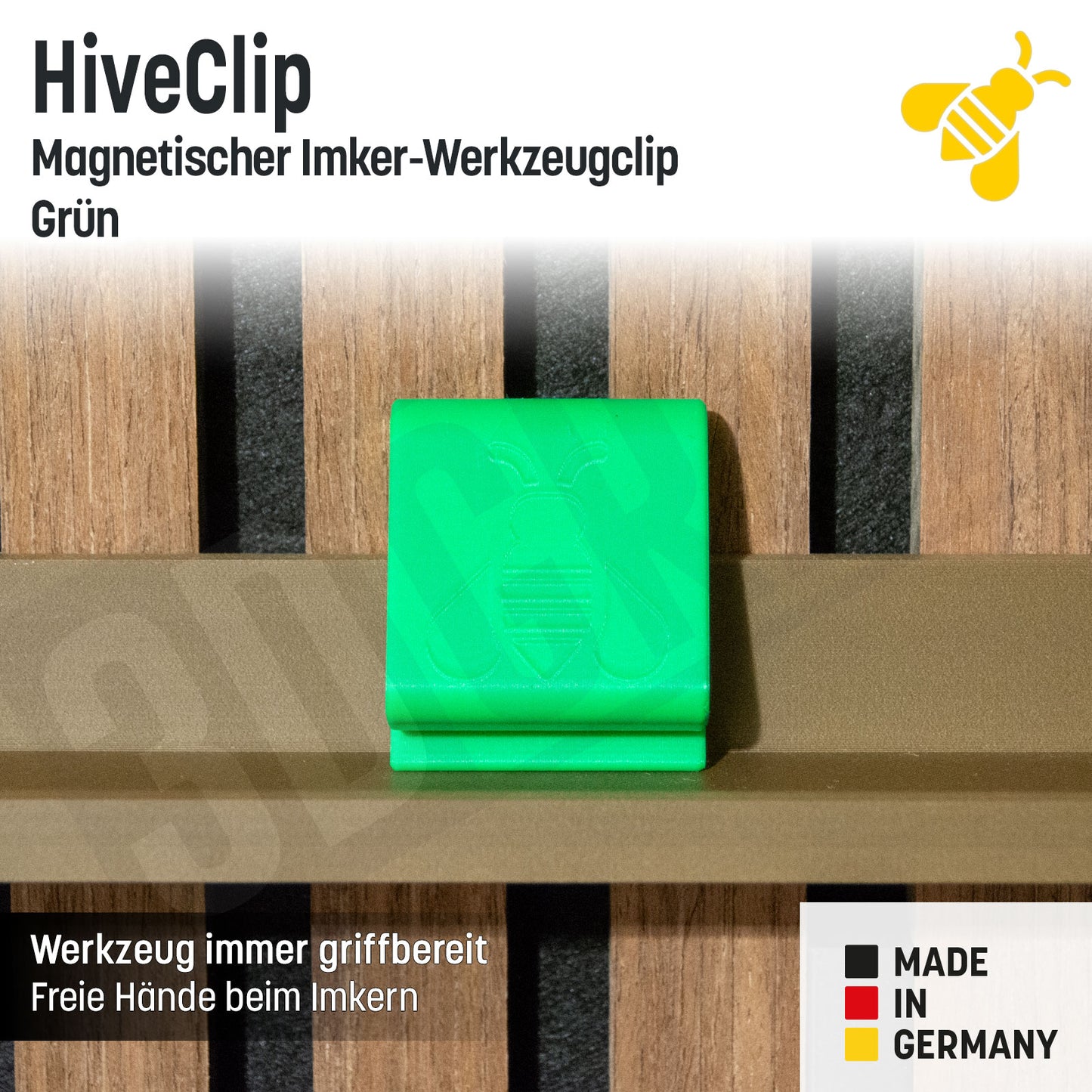 HiveClip - der magnetische Werkzeughalter für Imker