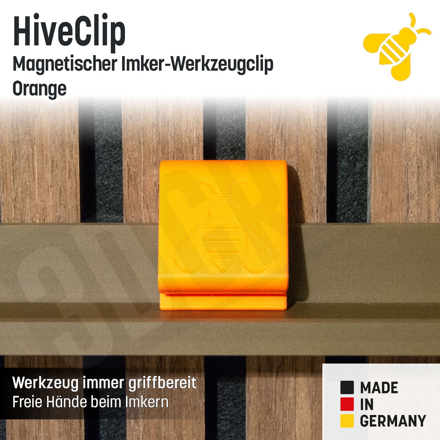HiveClip - der magnetische Werkzeughalter für Imker