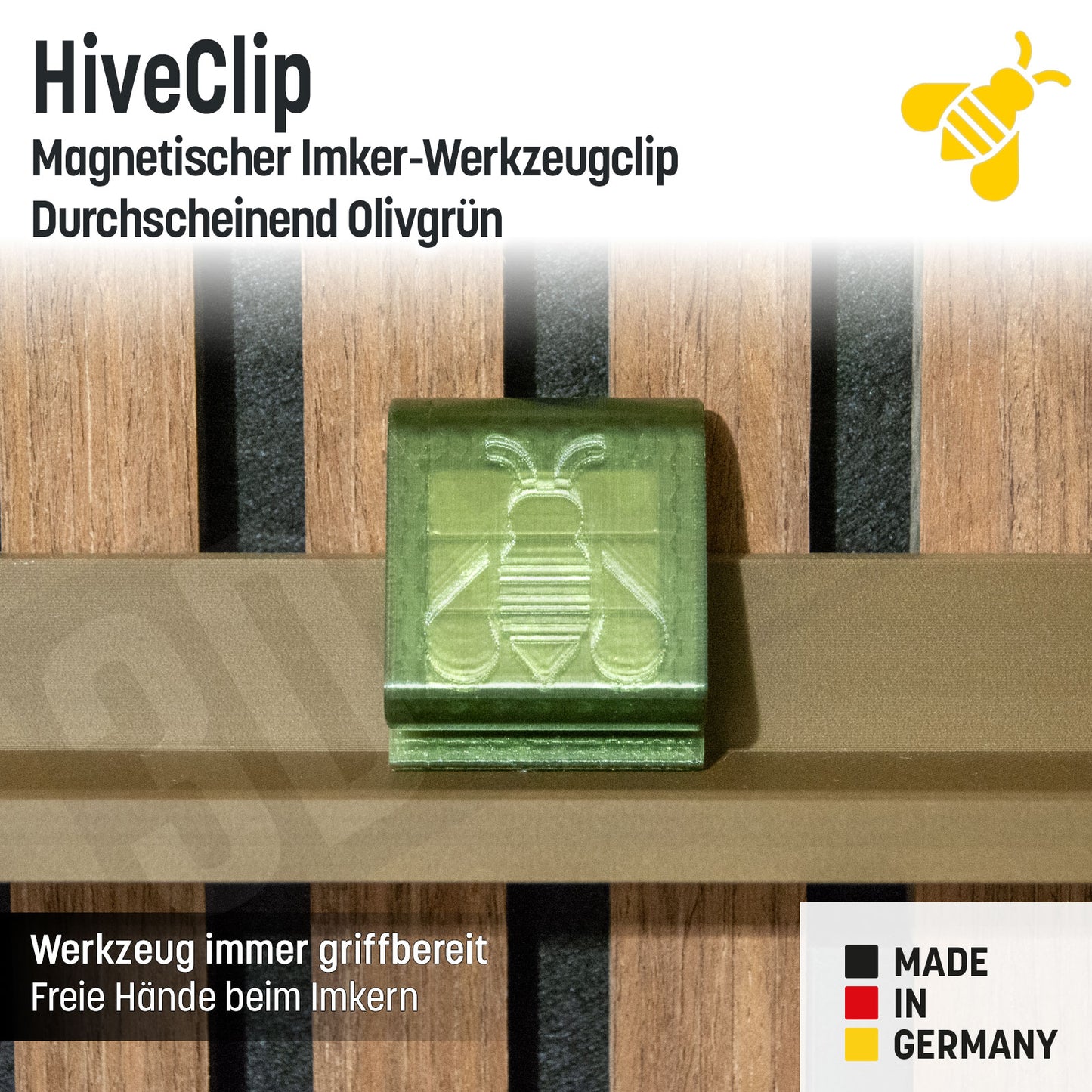 HiveClip - der magnetische Werkzeughalter für Imker