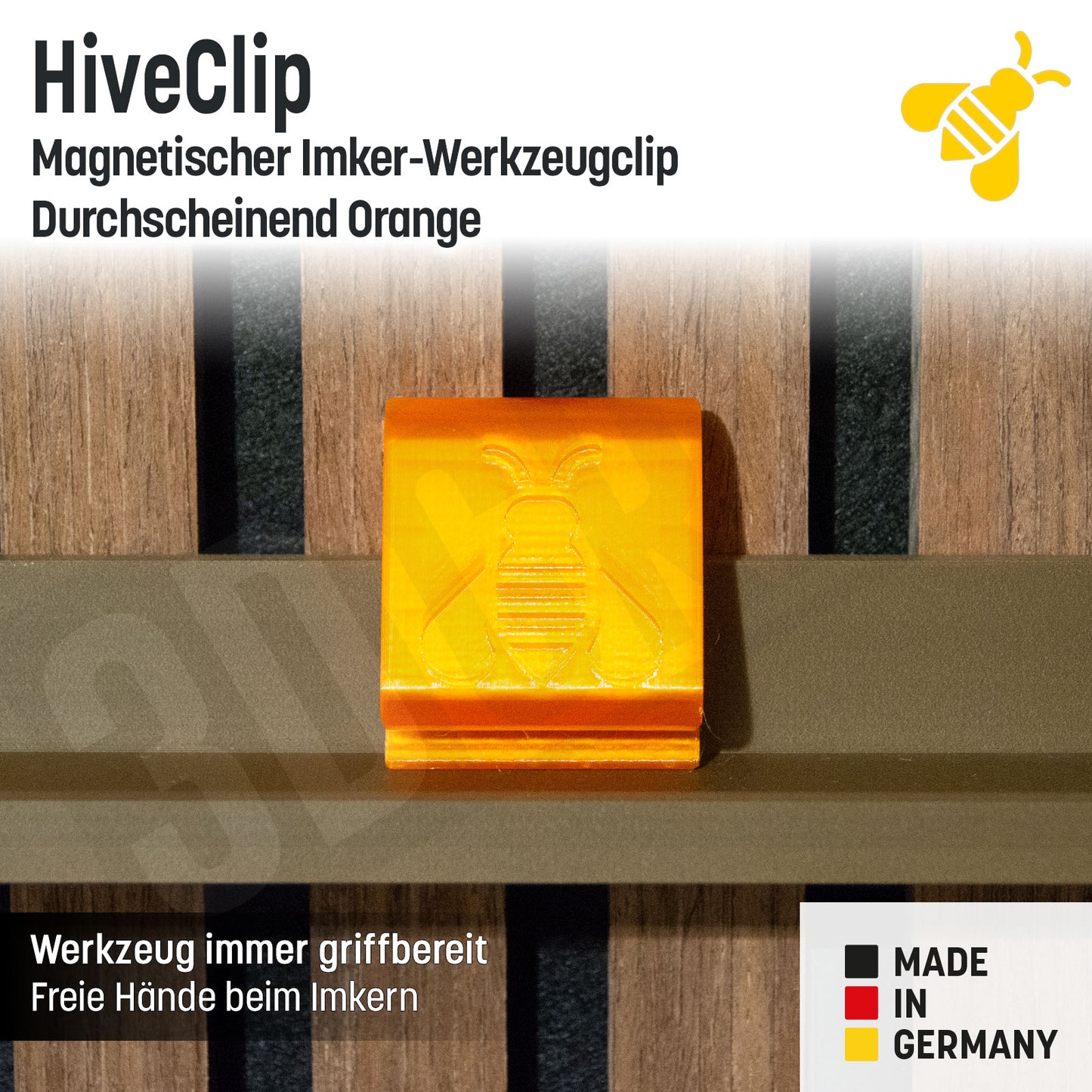 HiveClip - der magnetische Werkzeughalter für Imker