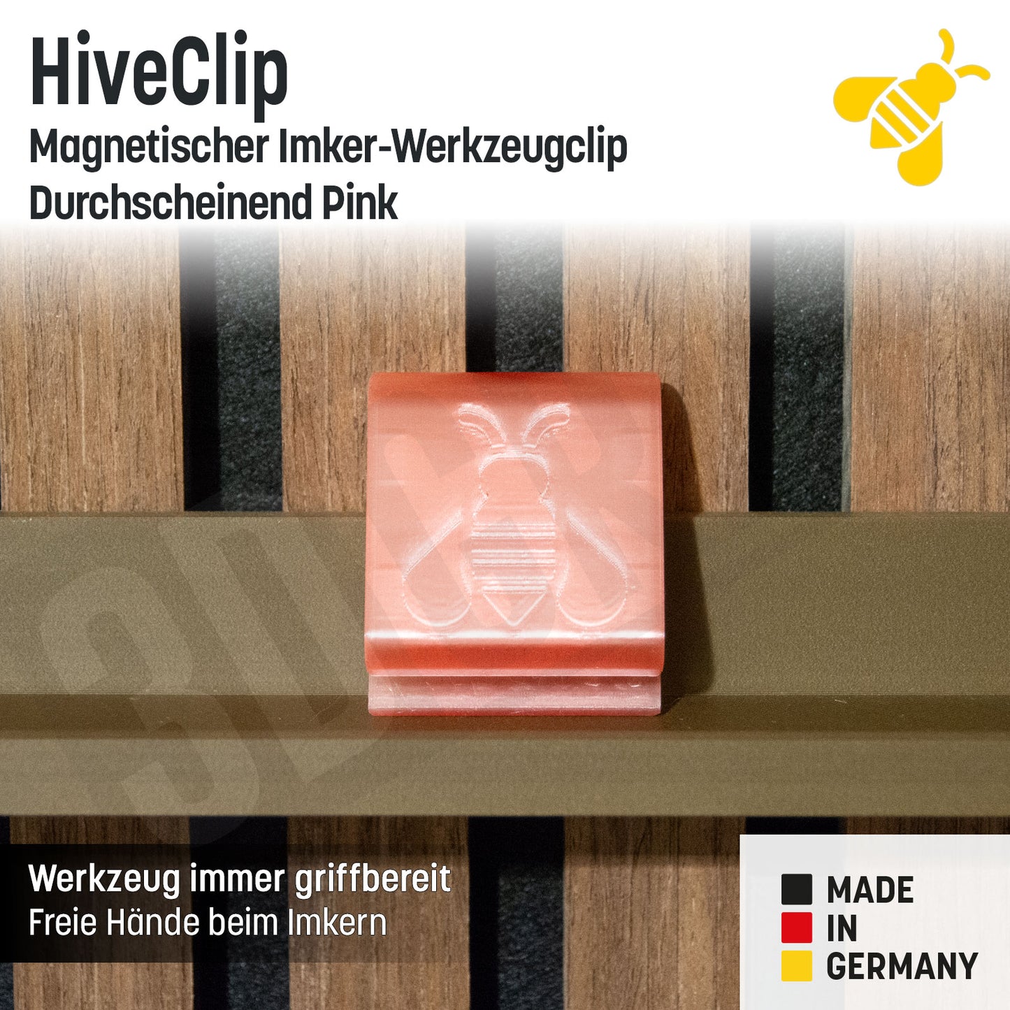 HiveClip - der magnetische Werkzeughalter für Imker