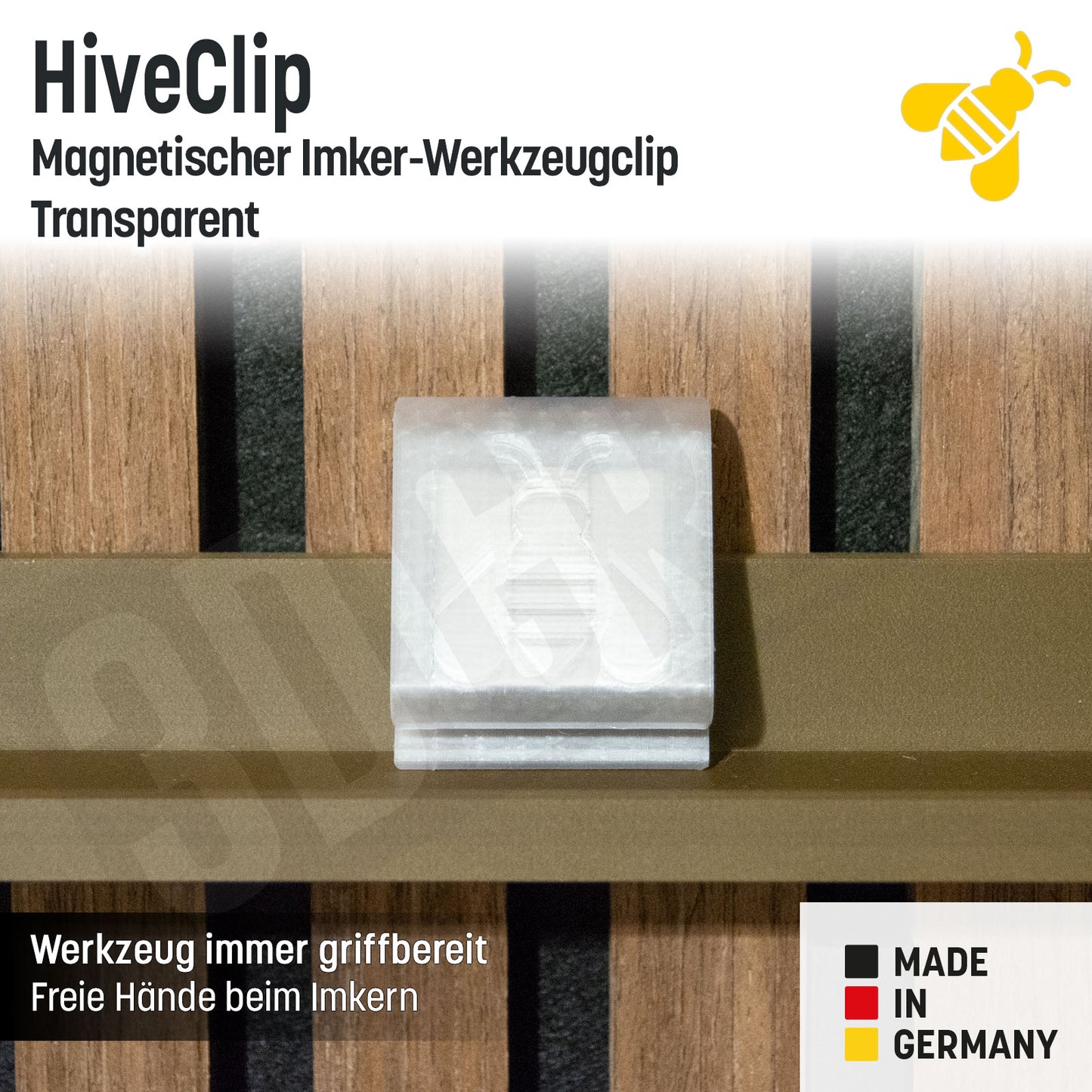 HiveClip - der magnetische Werkzeughalter für Imker